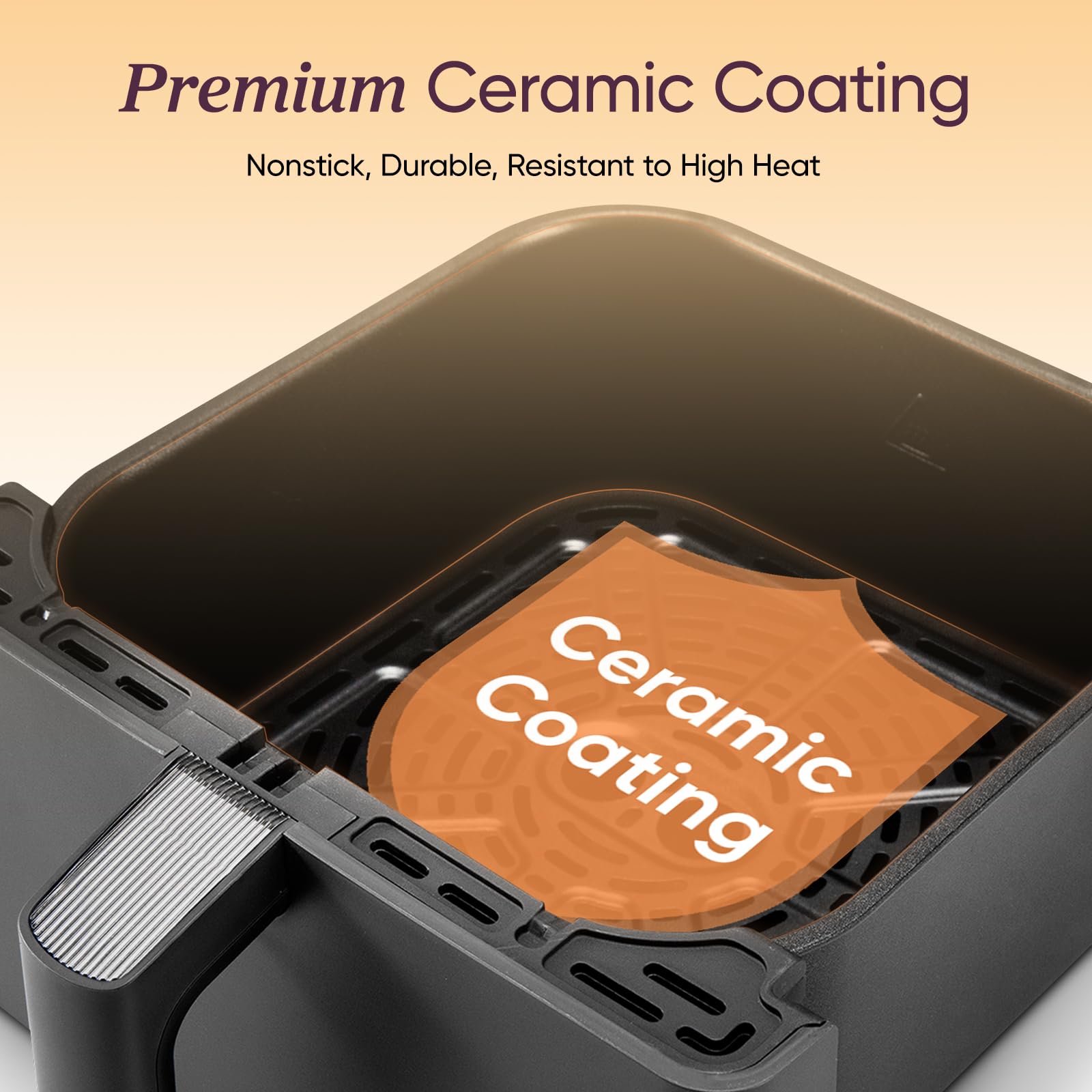 Cosori TurboBlaze Air Fryer, 9-in-1, 6 Qt, PFAS-Free Ceramic Coating