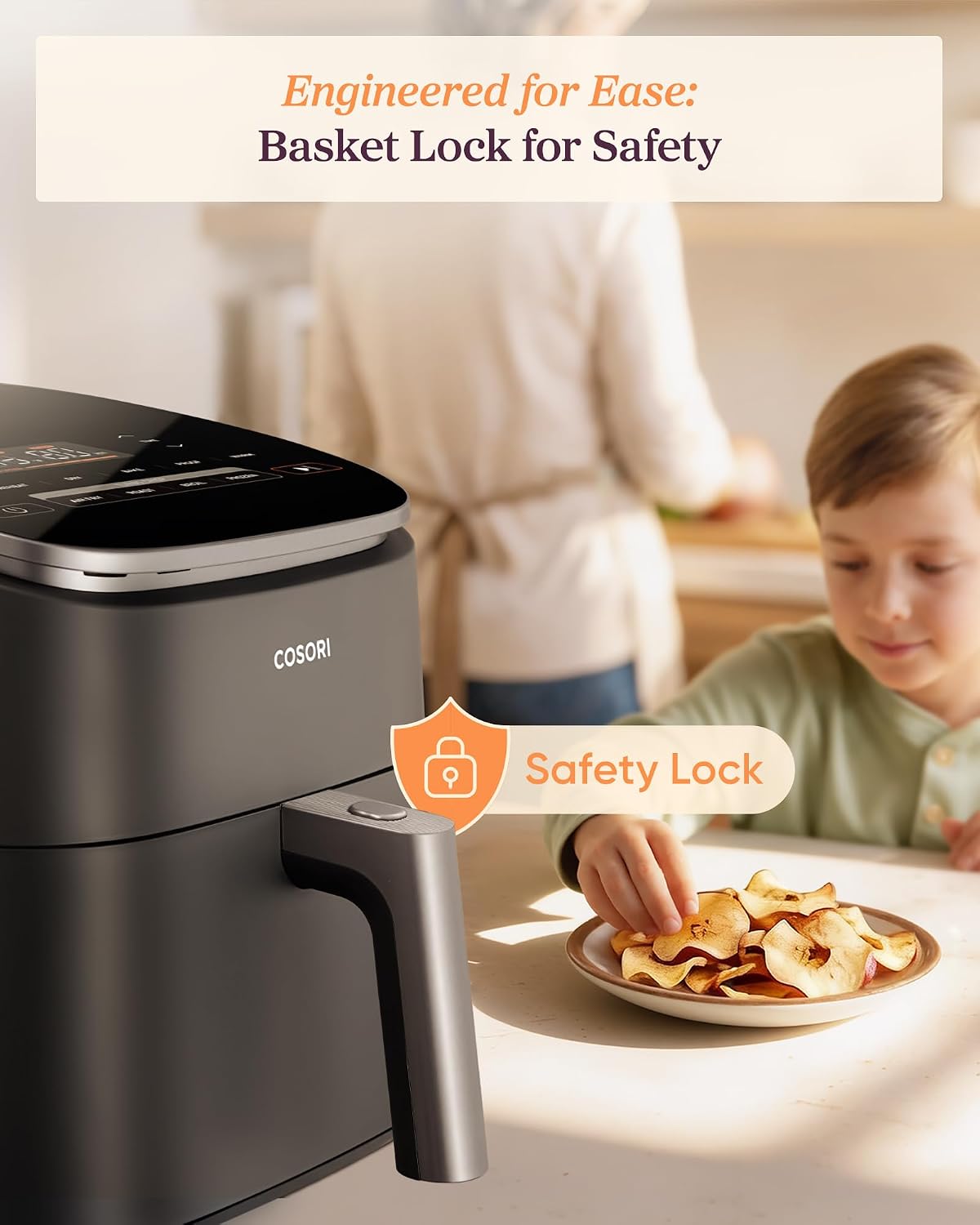 Cosori TurboBlaze Air Fryer, 9-in-1, 6 Qt, PFAS-Free Ceramic Coating